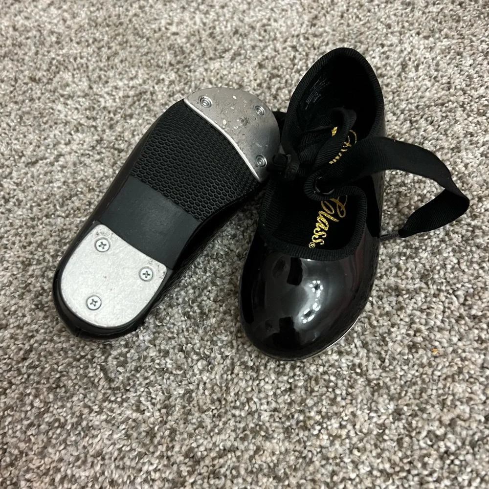 Black toddler tap shoes - Picture 3 of 4